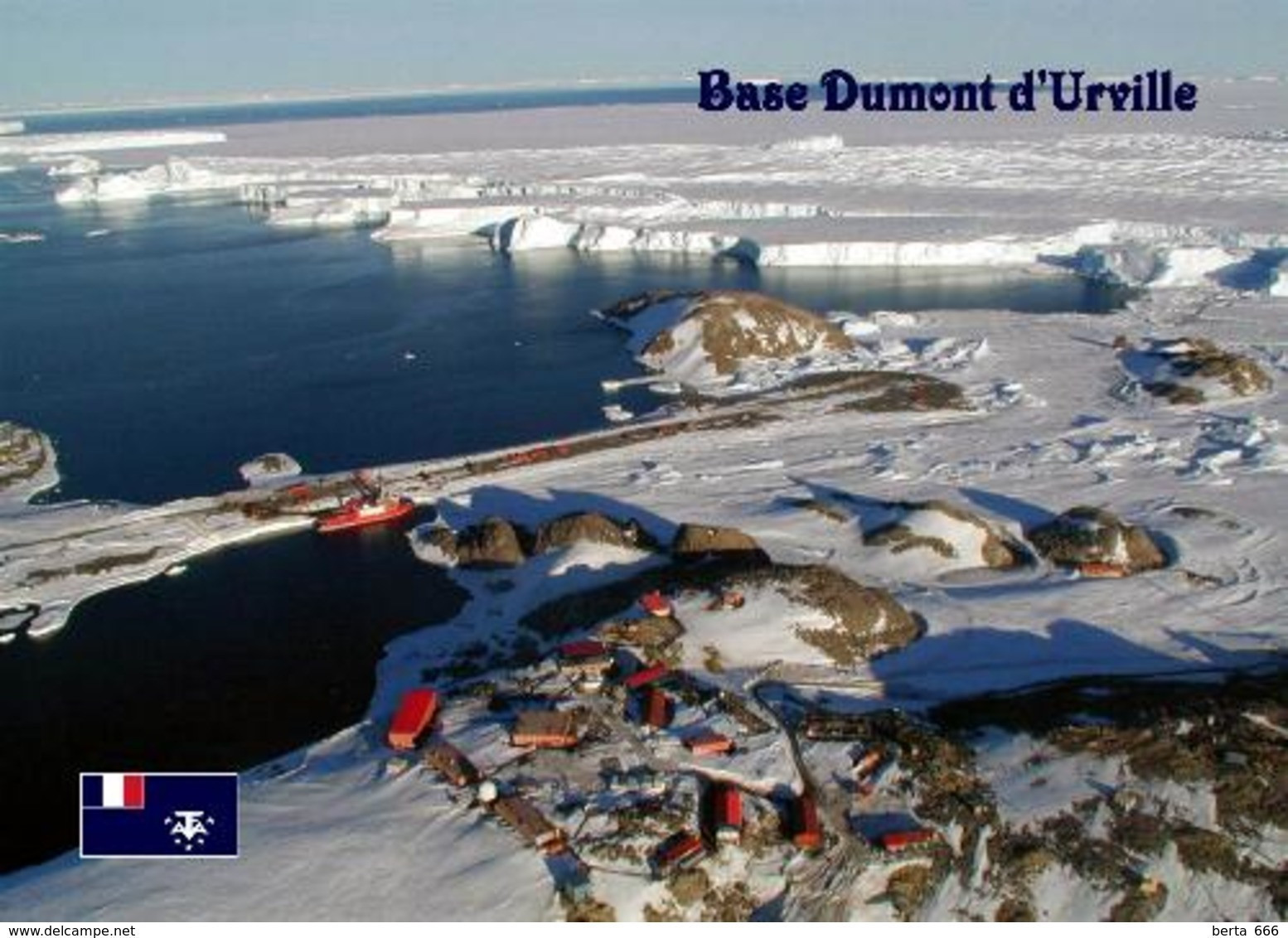 Antarctica Petrel Island Dumont D'urville Station TAAF UNESCO New Postcard Antarktis AK - TAAF : Territori Francesi Meridionali