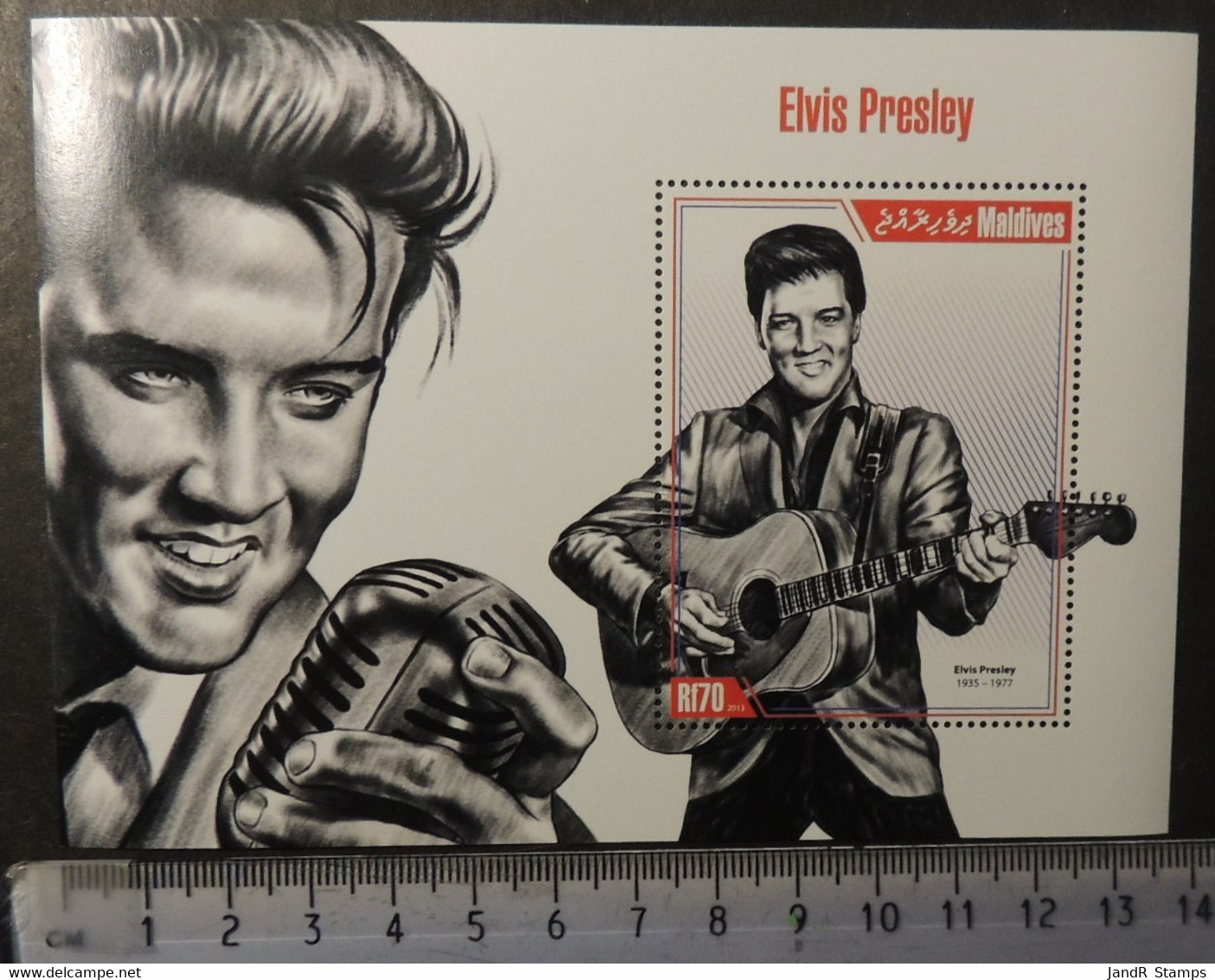 Maldives 2013 Elvis Presley Rock Pops Music Cinema Souvenir Sheet Mnh - Maldives (1965-...)