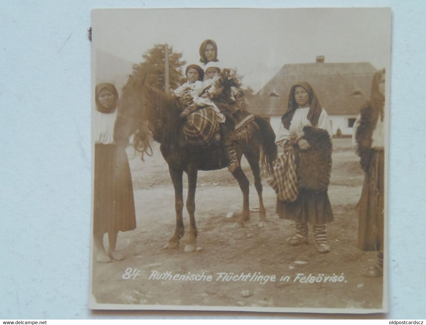 Romania 1916 Bukowina 696 Karpathen Karpaten Carpati Maramures 84 Felsoviso Felso Viso Photo Foto 8x8 Cm - Rumania