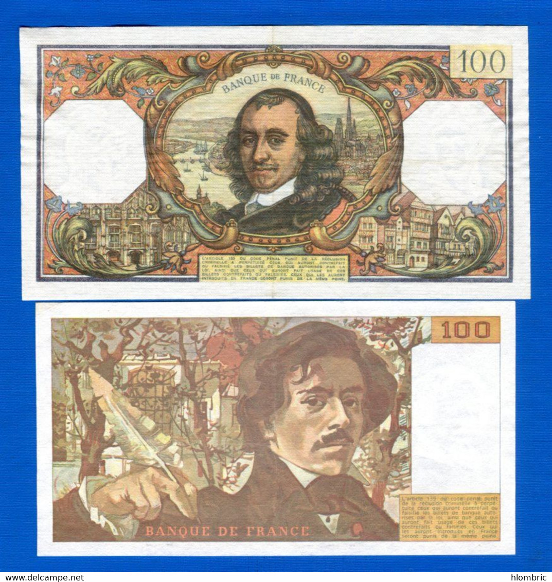 100  Fr  2  Billets - 100 F 1978-1995 ''Delacroix''