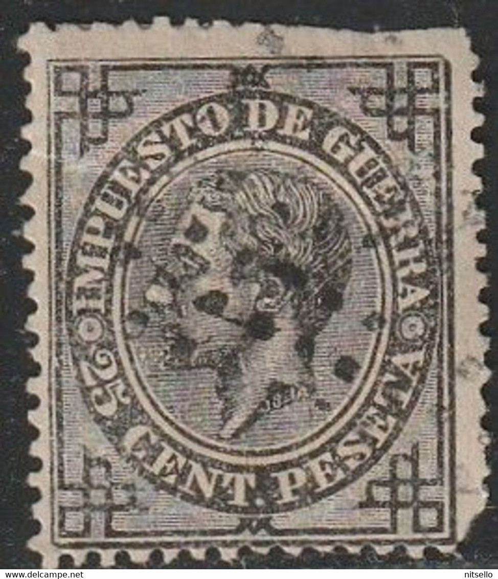 LOTE 2172   // (C110)  ESPAÑA 1852  EDIFIL Nº: 185 ALFONSO XII  //  CATALOG/COTE: 26€ - Used Stamps