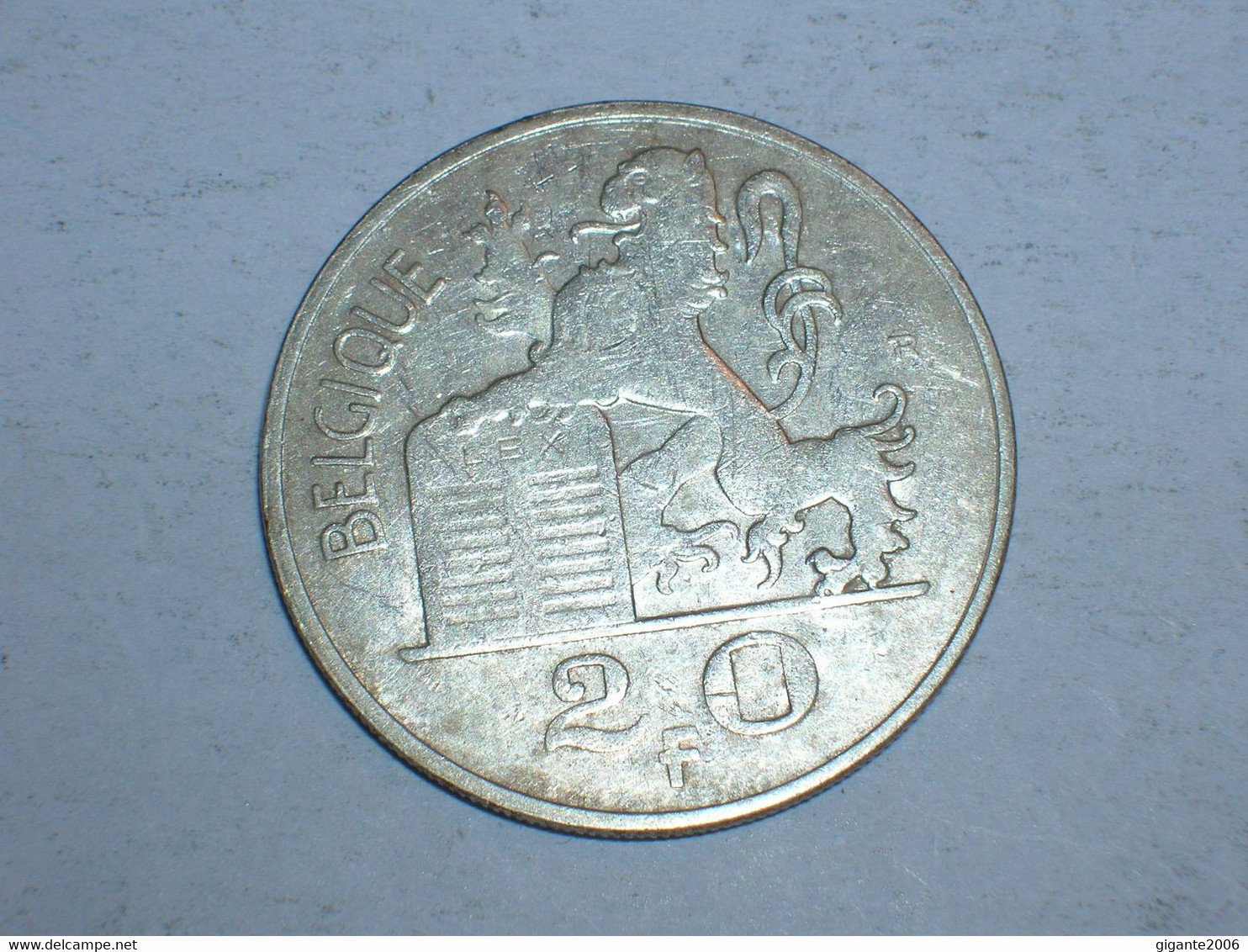 BELGICA 20 FRANCOS 1949 FR (9278) - 20 Francs