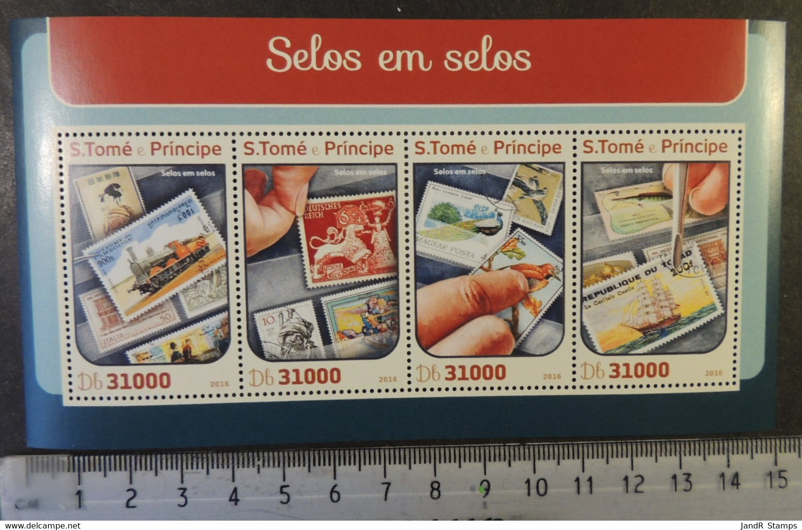 St Thomas 2016 Stamp On Stamp Philatelic M/sheet Mnh - Feuilles Complètes Et Multiples