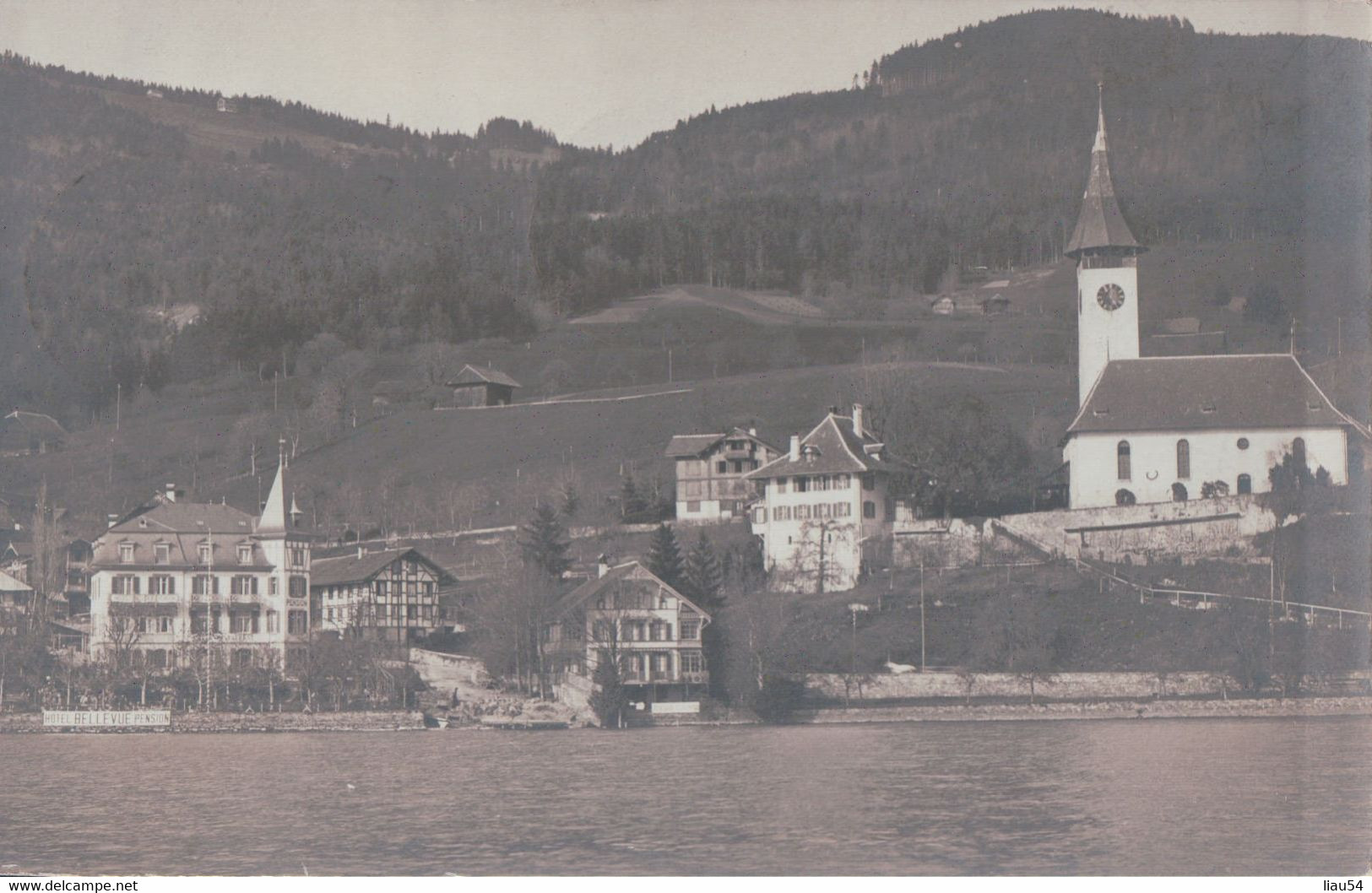 CARTE PHOTO HILTERFINGEN (1907) - Hilterfingen