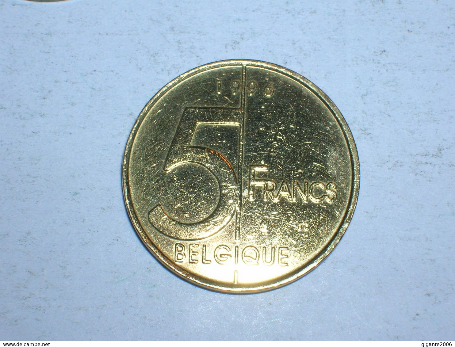 BELGICA 5 FRANCOS 1996 FR (9395) - 5 Francs