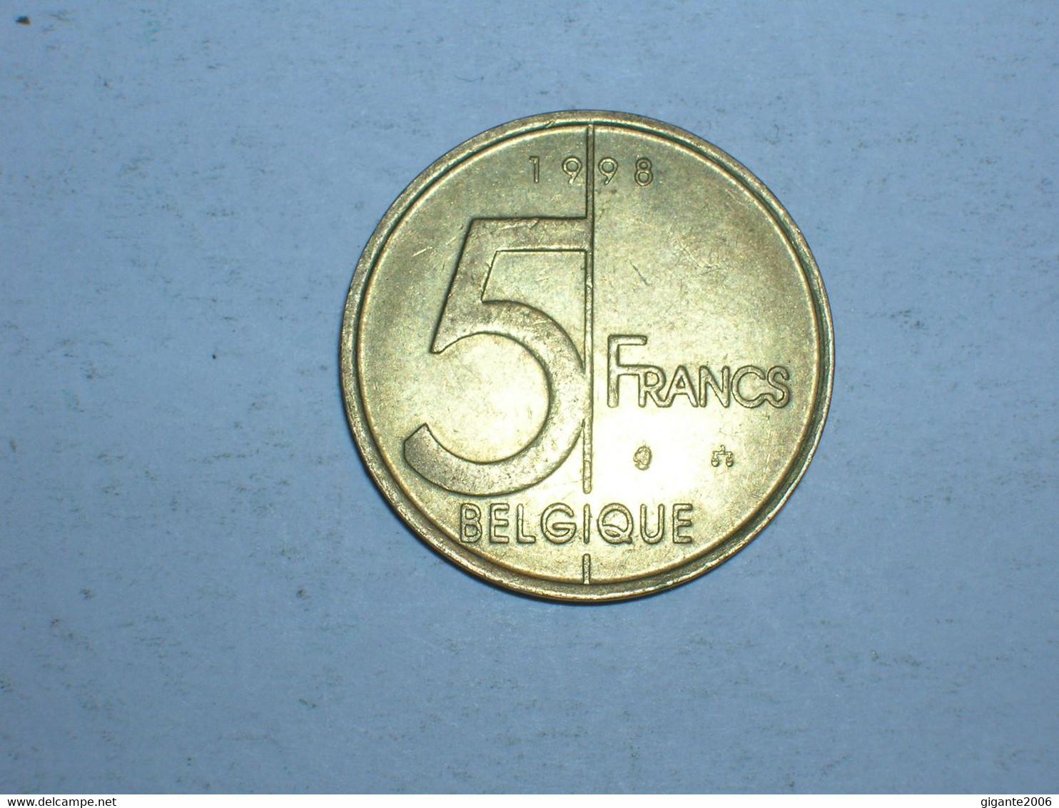 BELGICA 5 FRANCOS 1998 FR (9397) - 5 Francs