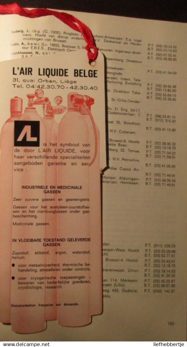 Koninklijke Vlaamse Ingenieursvereniging - Ledenlijst 1969 - Jaarboek Annuaire - Antiquariat