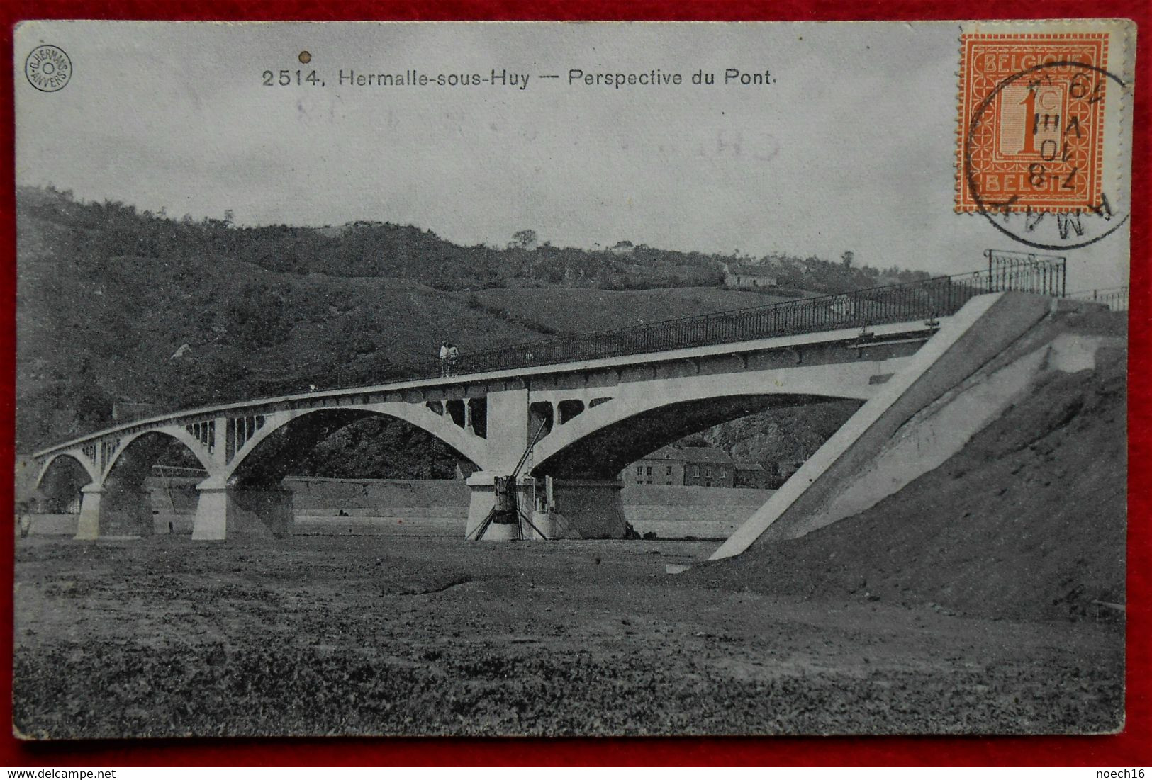 CPA 1914 Hermalle-sous-Huy - Perspective Du Pont - Engis