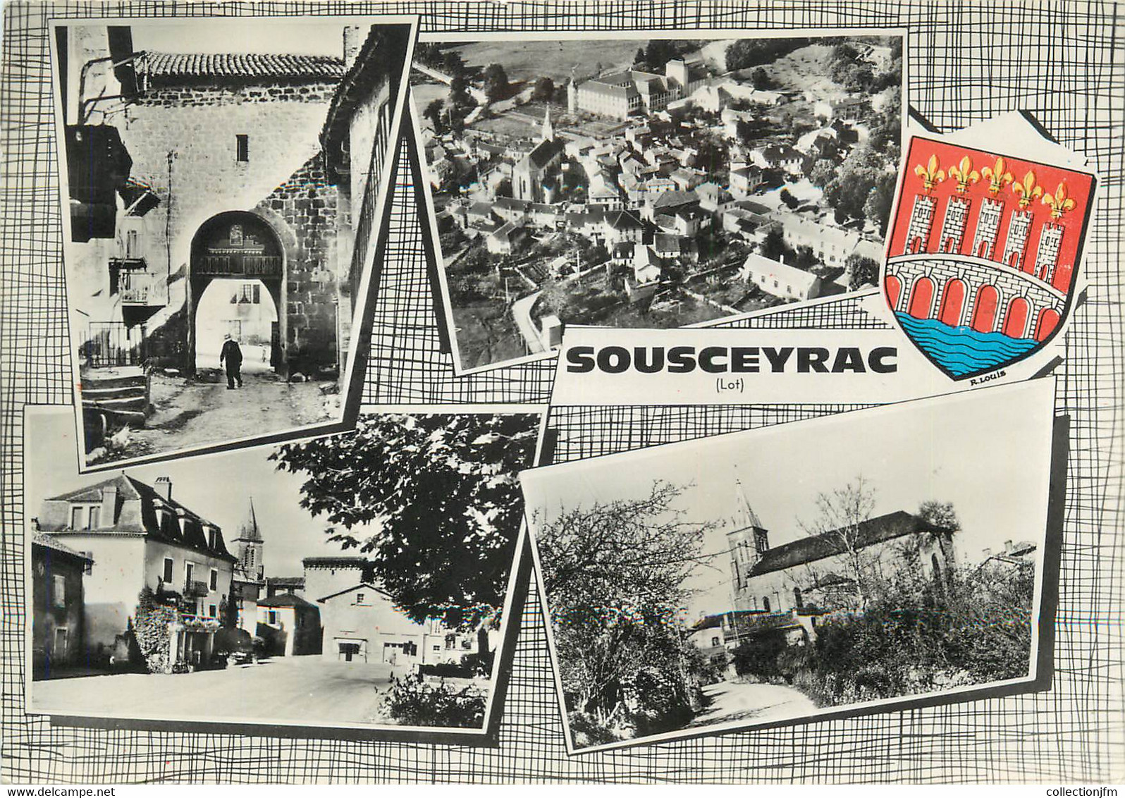 / CPSM FRANCE 46 "Sousceyrac" - Sousceyrac