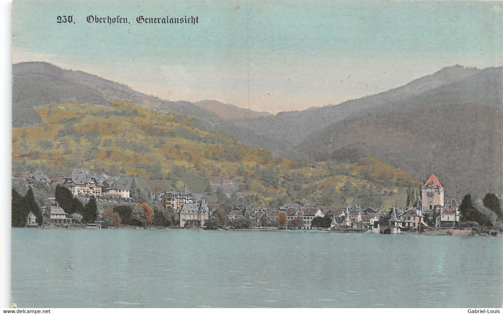 Oberhofen Generalansicht - Oberhofen Am Thunersee