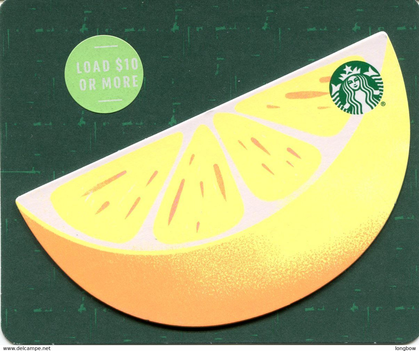 STARBUCKS USA 2020 - 6181 - Citrus , Yellow - Gift Cards