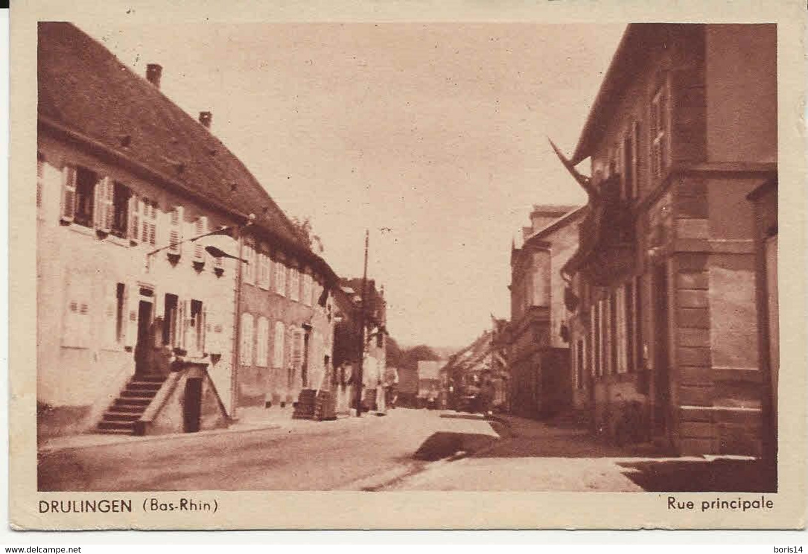 67- 80202  -  DRULINGEN   -   Rue Principale  En 1939 - Drulingen