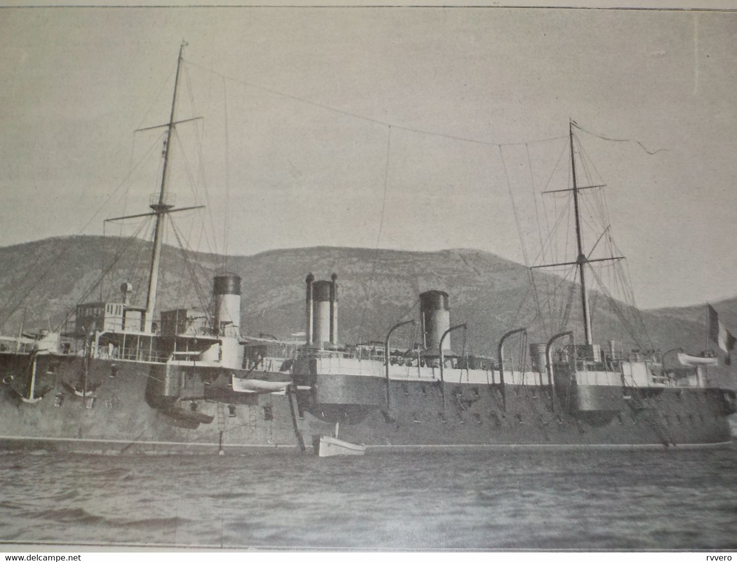 PHOTO CROISSEUR CUIRASSE D ASSAS   1899 - Bateaux