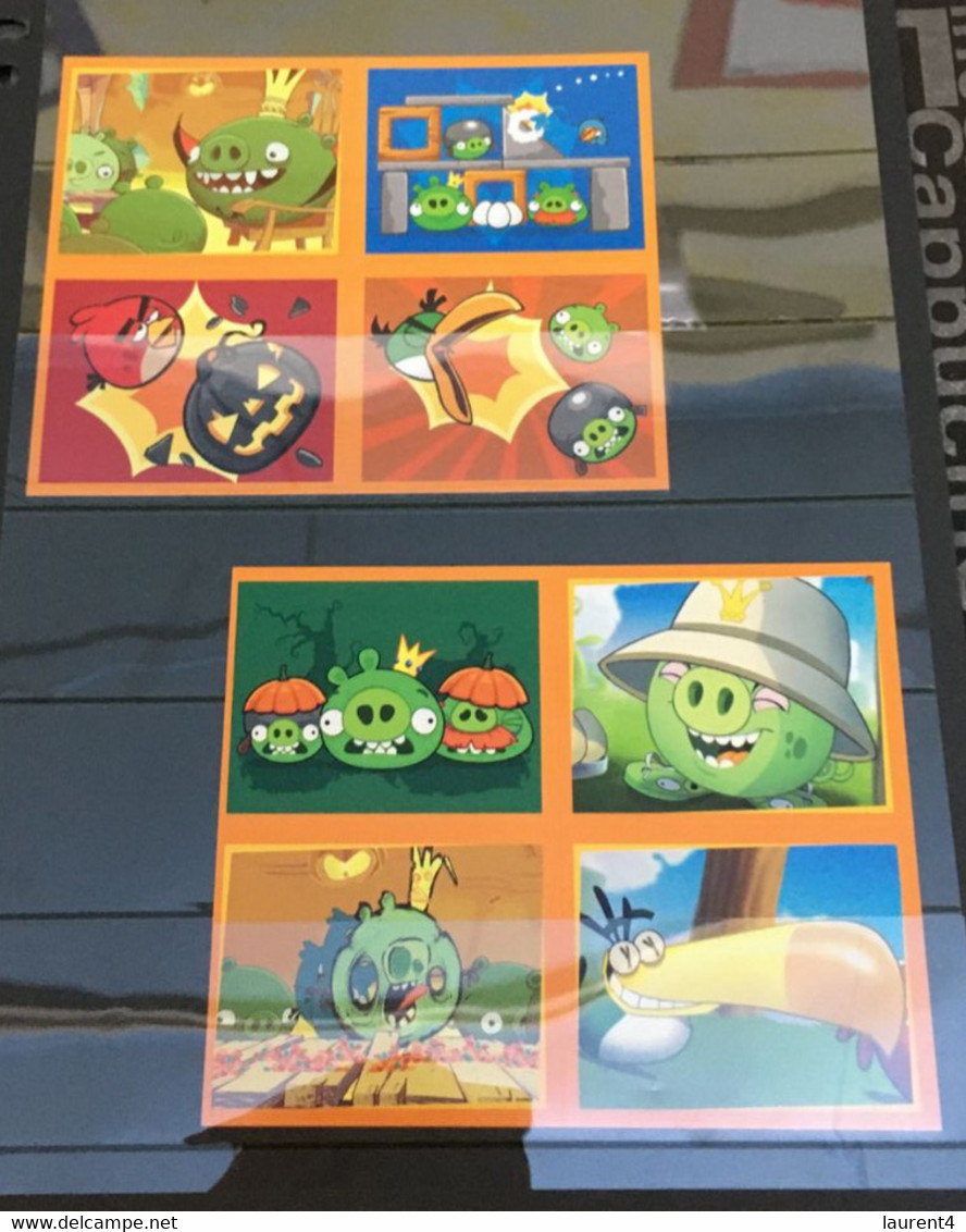(stamp 27-3-202) ANGRY BIRDS Selection Of Stamp Labels (20 Cinderella) And Stickers (8) - Cinderellas