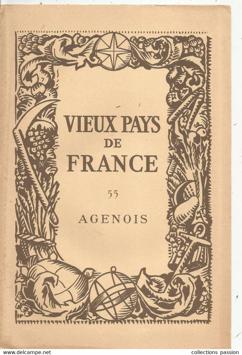 Publicité 8 Pages , Lab. MARINIER , Carte , Photographies, VIEUX PAYS DE FRANCE N° 55, AGENOIS, Frais Fr 2.25 E - Advertising