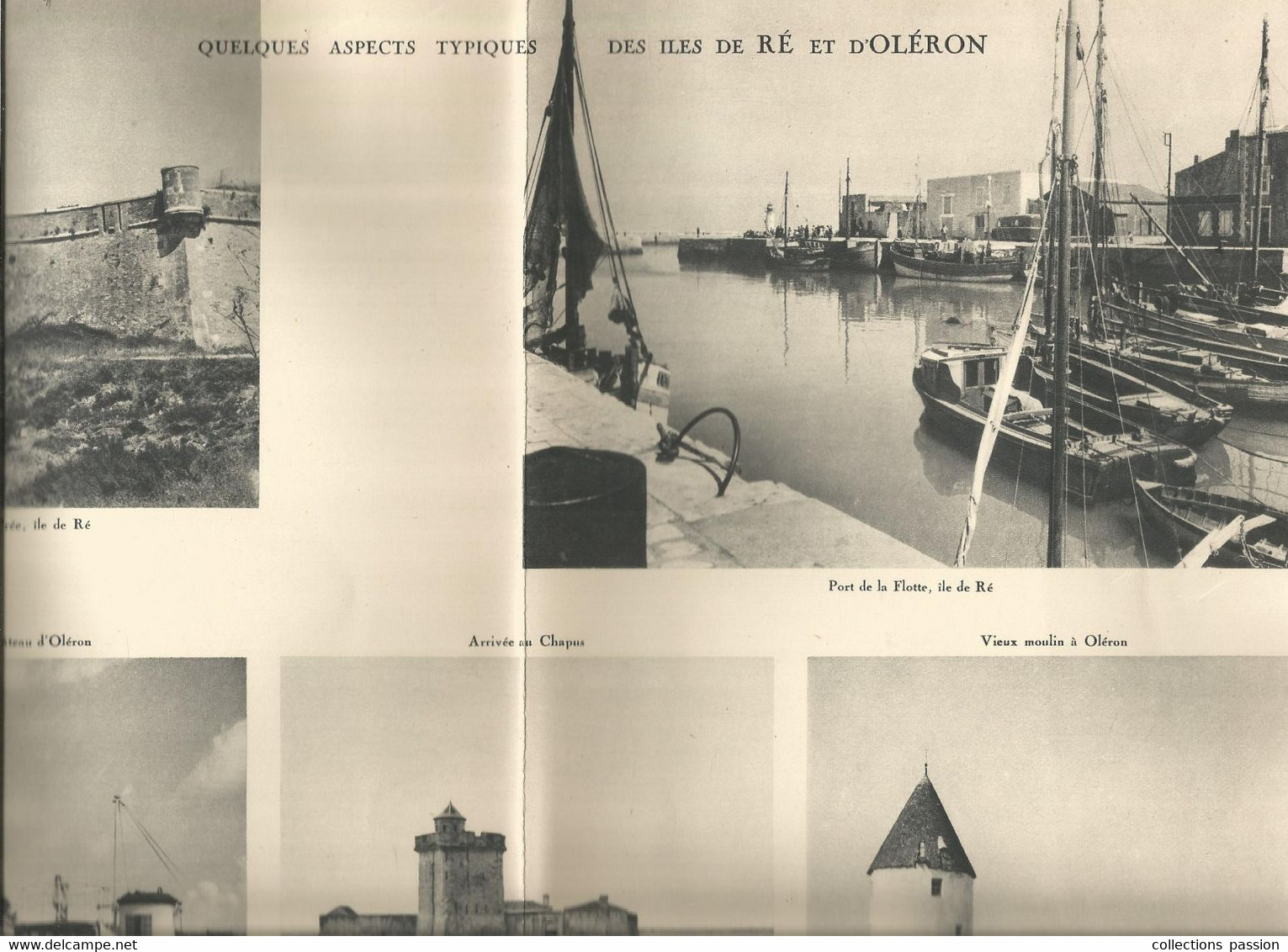 Publicité 8 Pp, Lab. MARINIER, Carte, Photographies, VIEUX PAYS DE FRANCE N° 8, Isles De RE Et D'OLERON, Frais Fr 2.25 E - Advertising