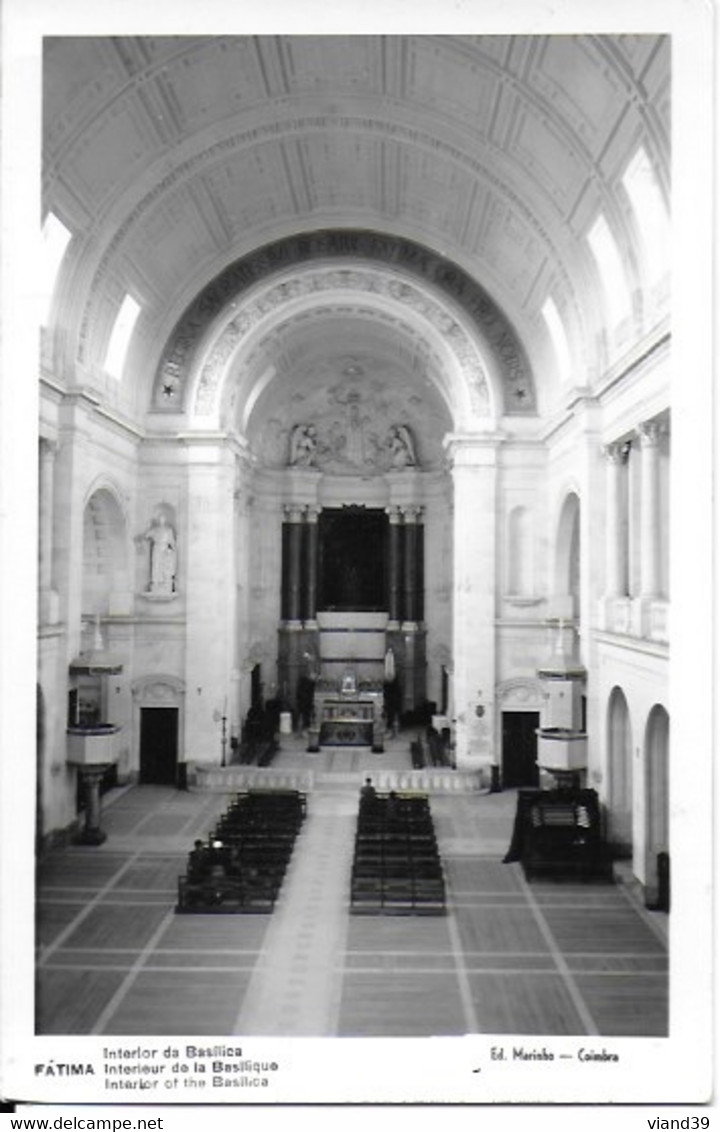 Fatima - Interior Da Basilica - Santarem