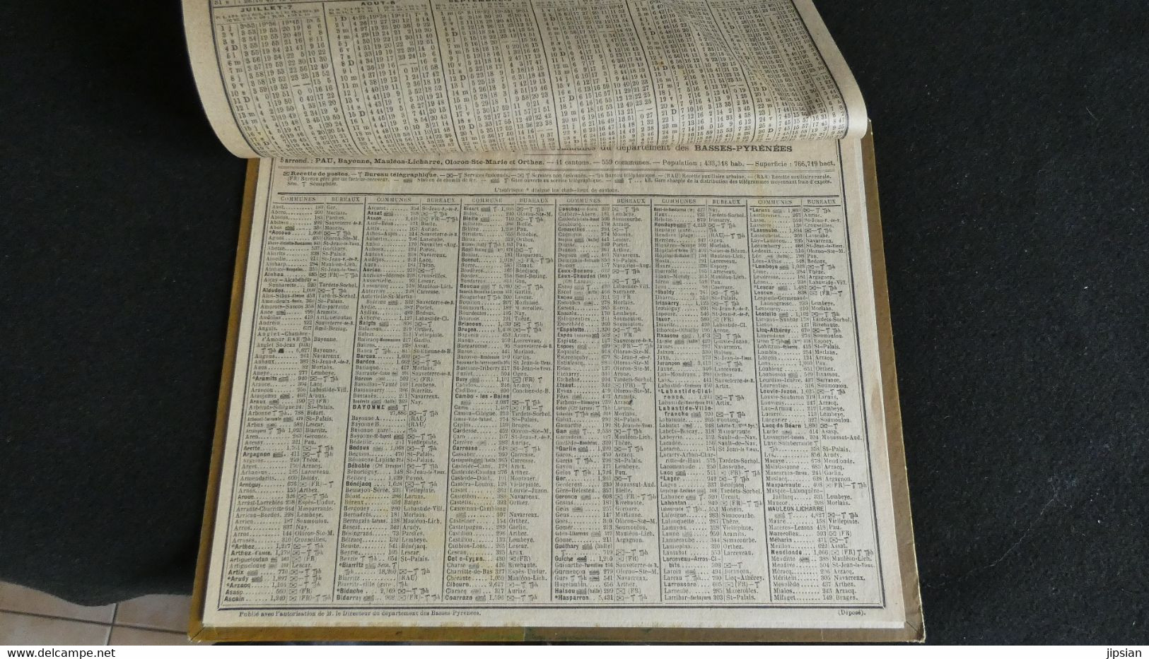 Almanach Des Postes Et Télégraphes 1920 - Apporte -- Chasse Aux Canards - Bon état Complet- Calendrier - Tamaño Grande : 1901-20