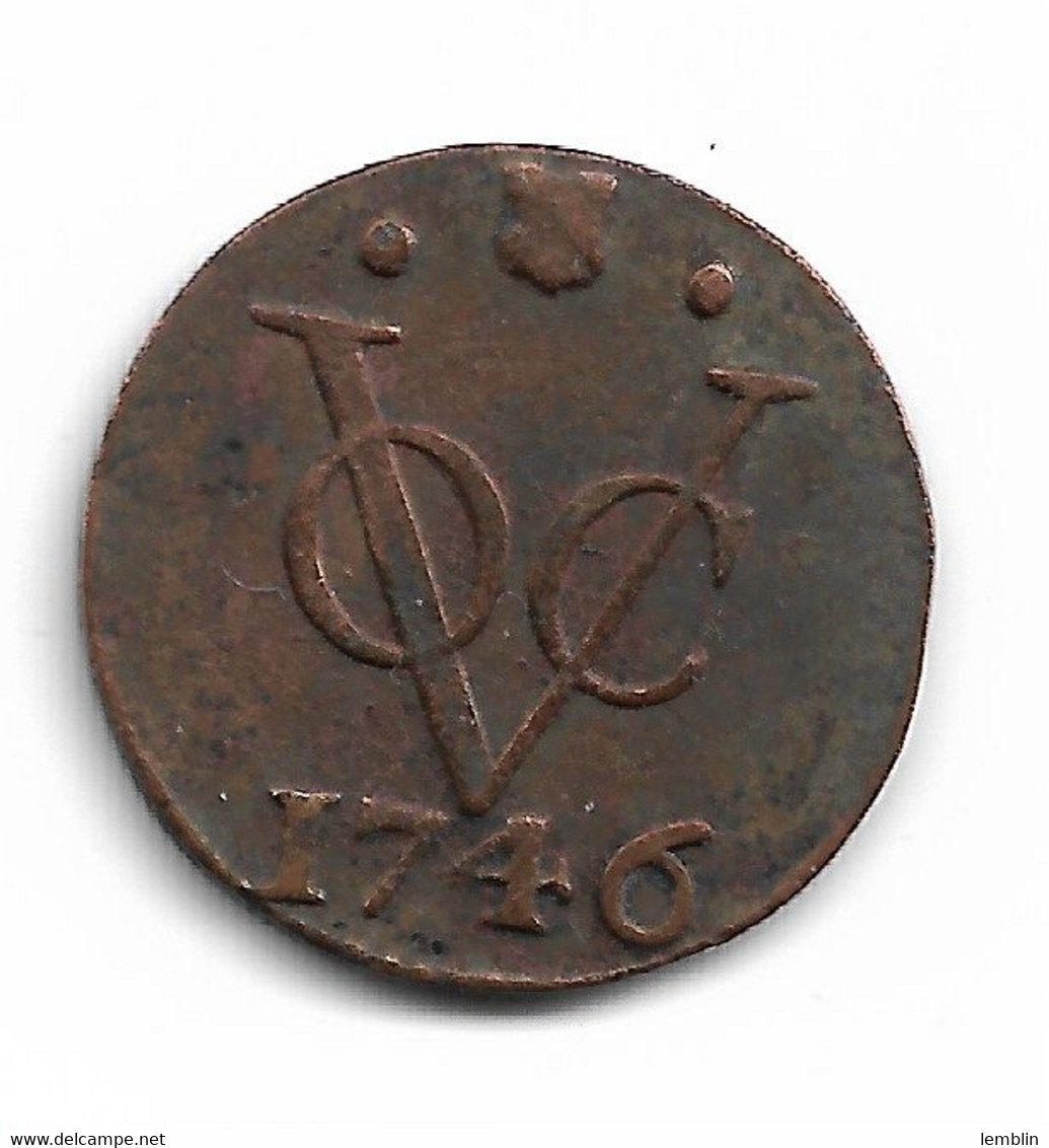 VOC 1 DUIT UTRECHT 1746 - Indonesia