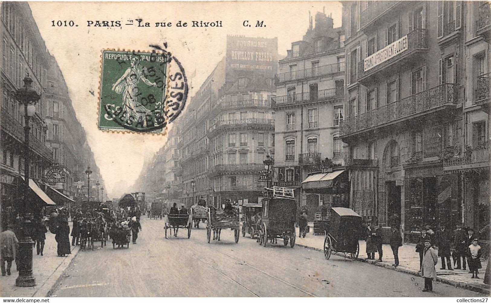 PARIS-75001- LA RUE DE RIVOLI - Arrondissement: 01