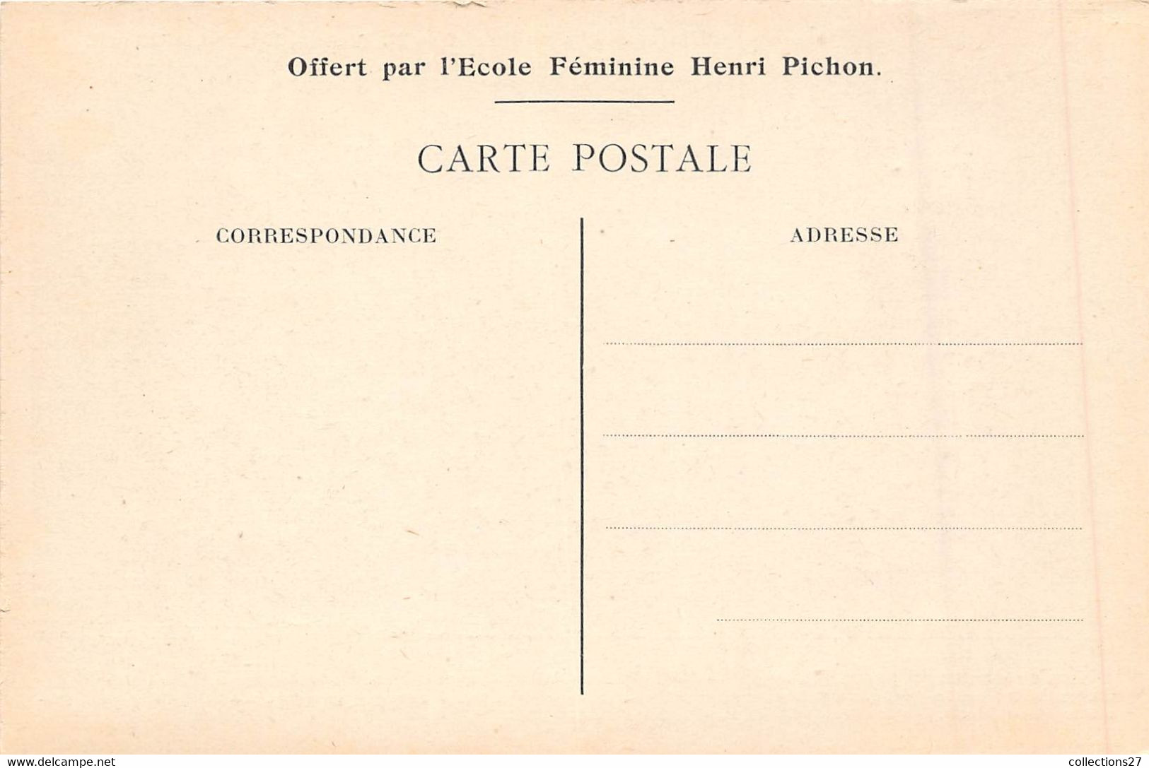 PARIS-75001-136 RUE DE RIVOLI- CARTES OFFERT PAR L'ECOLE HENRI PICHON - CARNET CALENDRIER 1915/1916 DE 4 CARTES - Arrondissement: 01