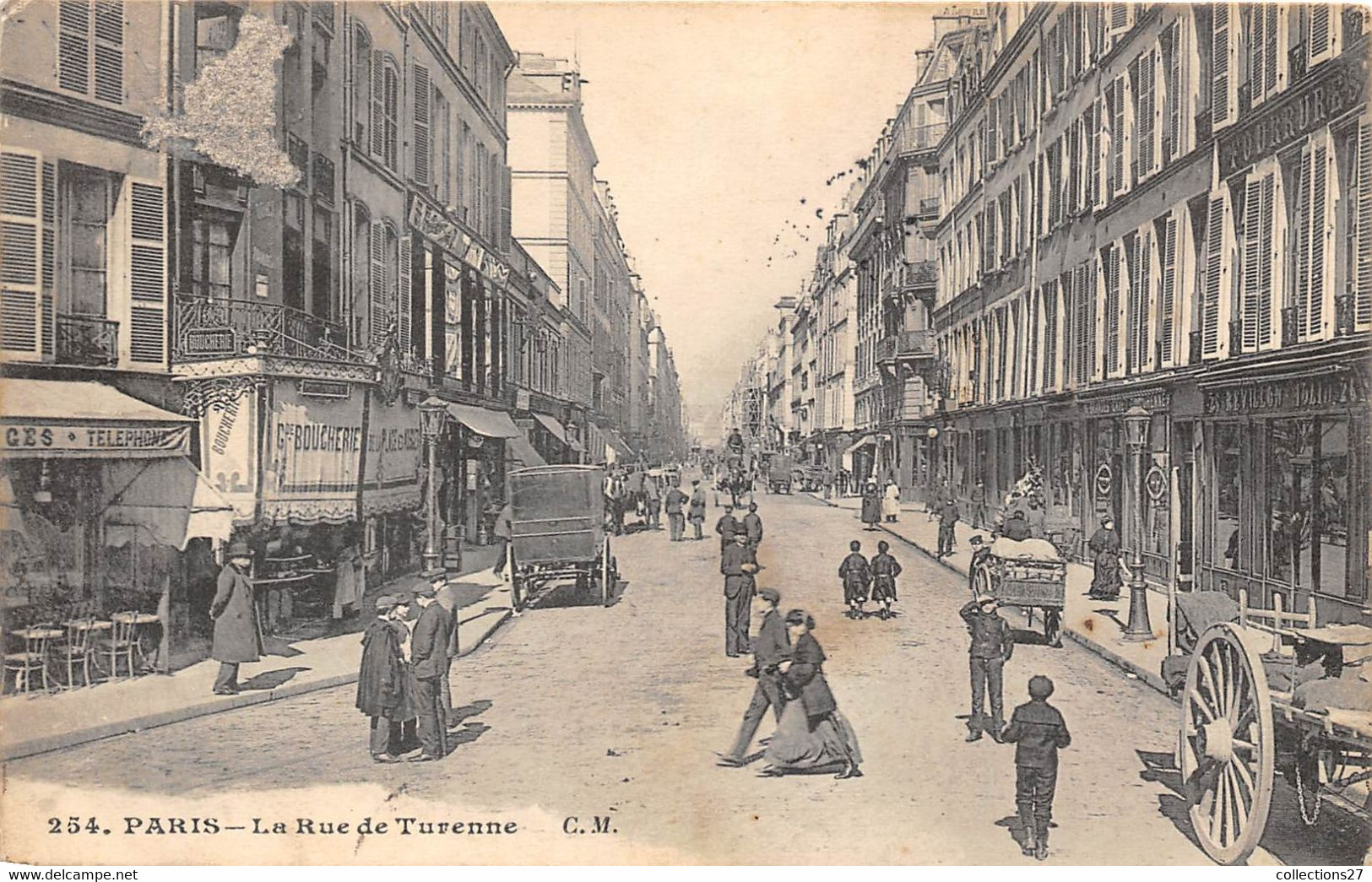 PARIS-75004- LA RUE DE TURENNE - Arrondissement: 04