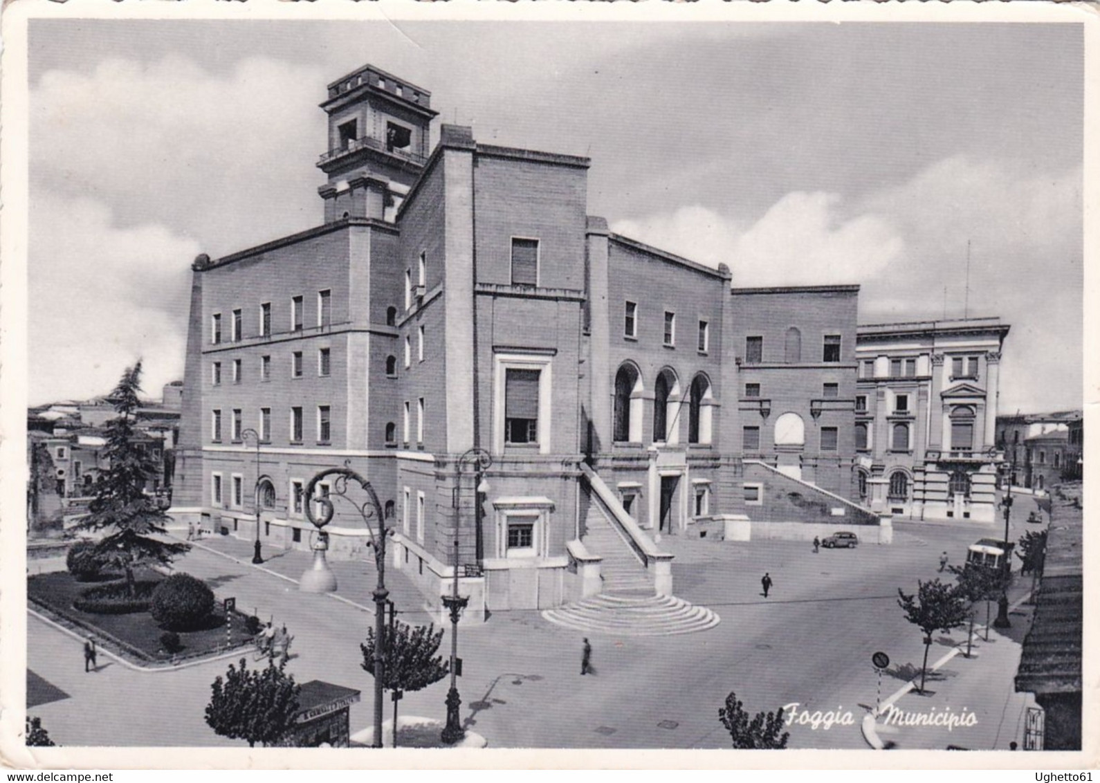 Foggia - Municipio Viaggiata 1956 - Foggia