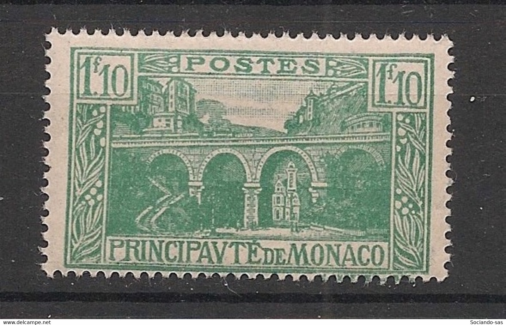 Monaco - 1924 - N°Yv. 97 - 1f10 Vert - Neuf Luxe ** / MNH / Postfrisch - Autres & Non Classés