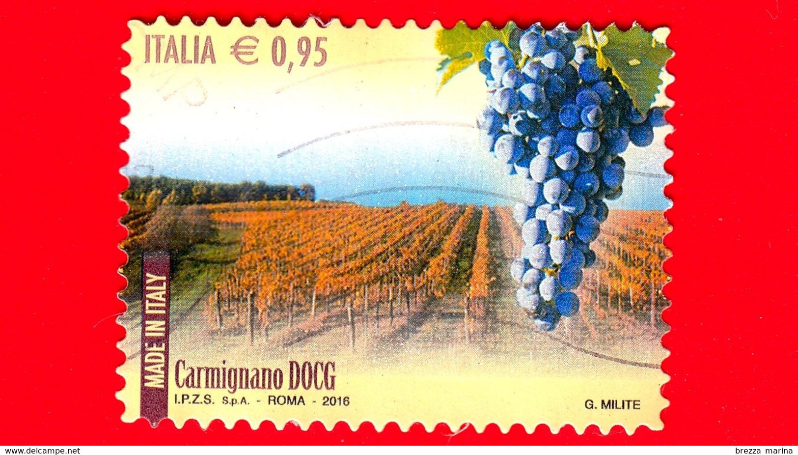 ITALIA - Usato - 2016 - Made In Italy: Vini DOCG - Carmignano  - Prato (Toscana)  - 0,95 - 2011-20: Used