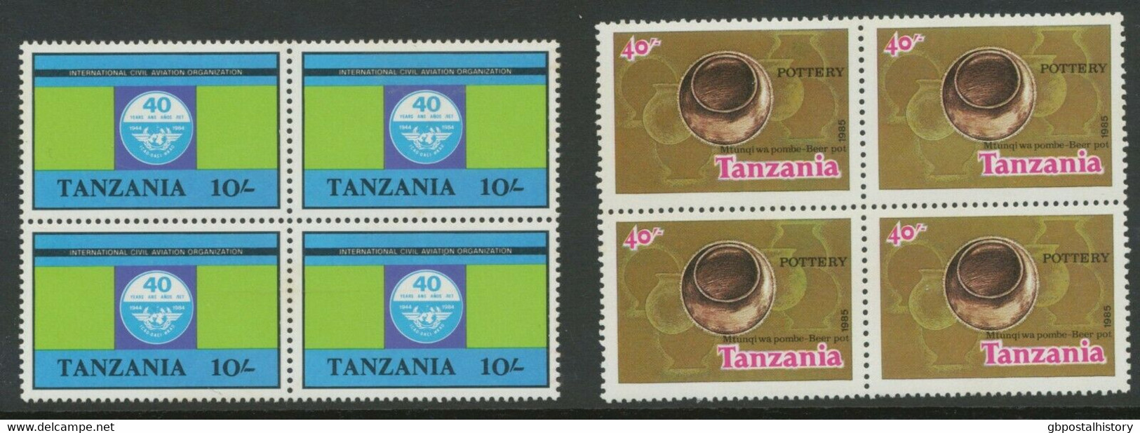 TANGANYIKA/TANZANIA 1961/87, Small Lot With Superb U/M Mint Never Hinged Sets - Tanzania (1964-...)