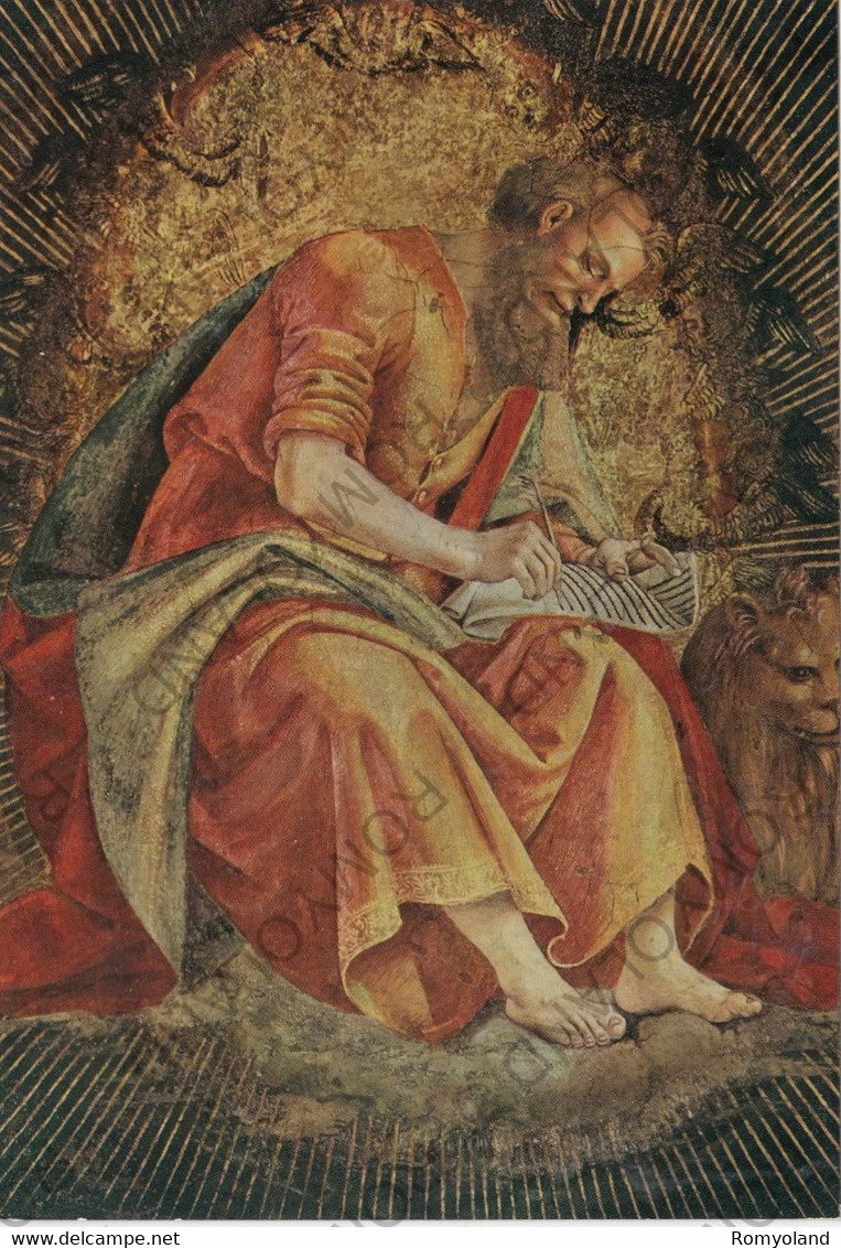 CARTOLINA  LORETO,MARCHE,L.SIGNORELLI (1491-1496)SAGRESTIA DI S.GIOVANNI-S MARCO EVANGHELISTA,NON VIAGGIATA - Ancona