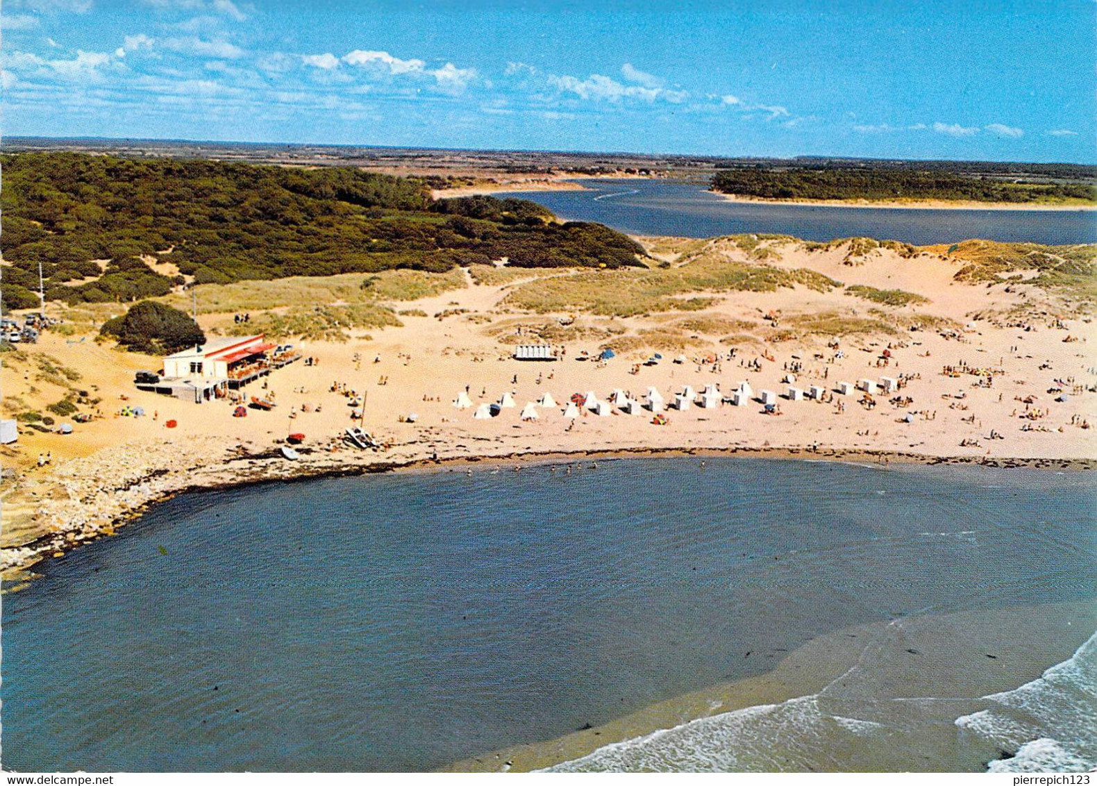 85 - Talmont Saint Hilaire - Le Veillon - La Plage Du Veillon Et Le Chenal De La Guittière - Vue Aérienne - Talmont Saint Hilaire