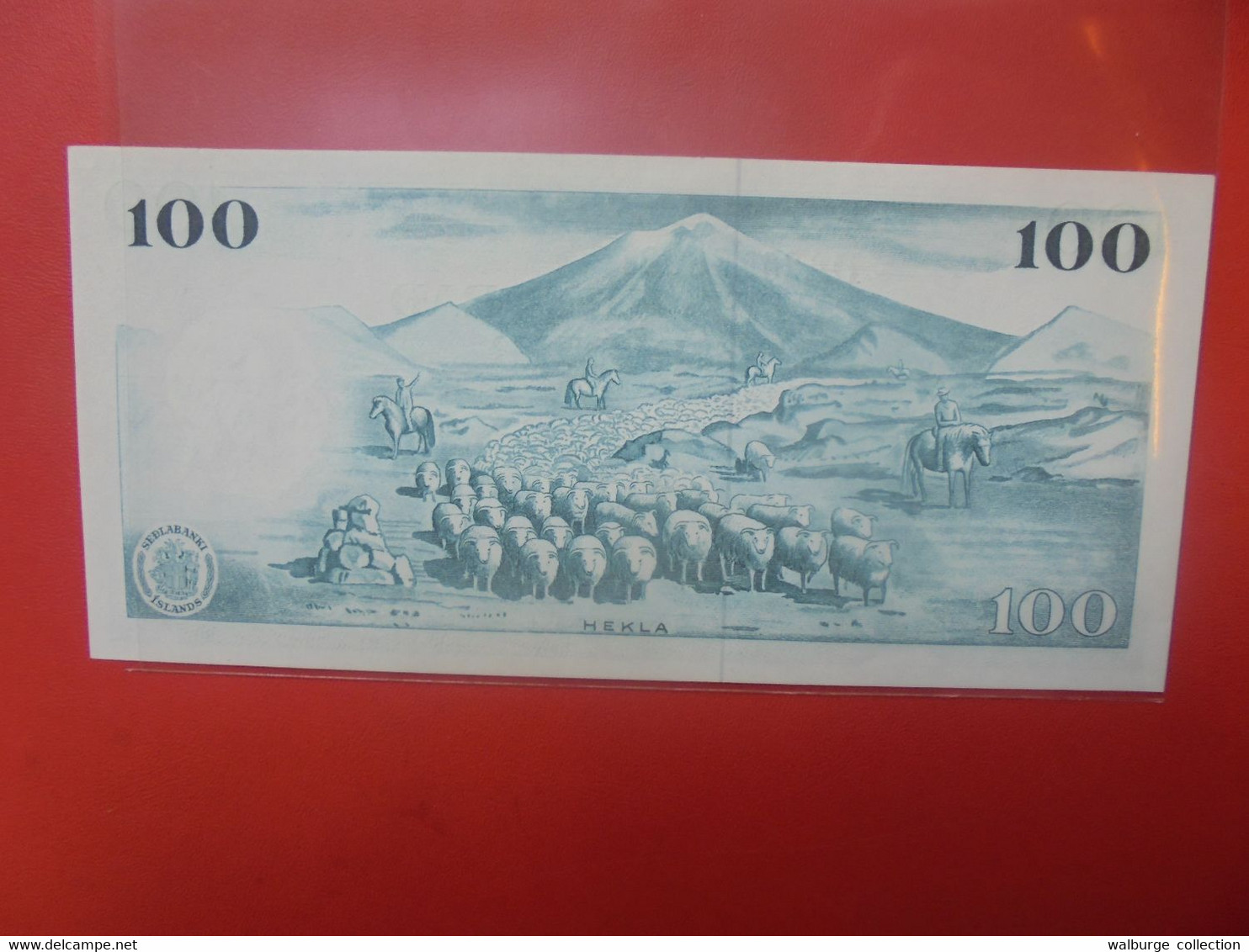 ISLANDE 100 KRONUR 1961 Peu Circuler(B.22) - IJsland