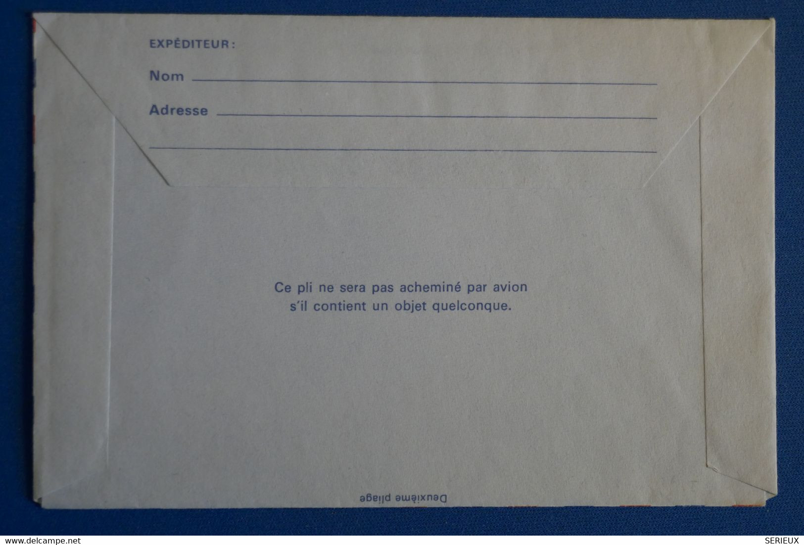 N21 FRANCE BELLE LETTRE AEROGRAMME 1980 NON VOYAGEE - 1960-.... Ungebraucht