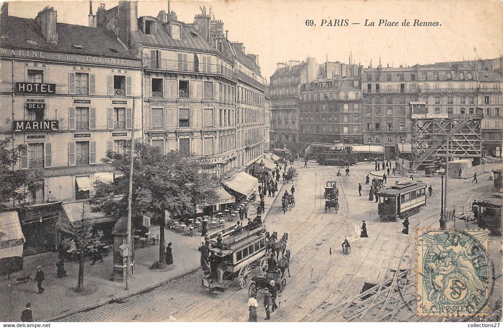 PARIS-75006- LA PLACE DE RENNES - Paris (06)