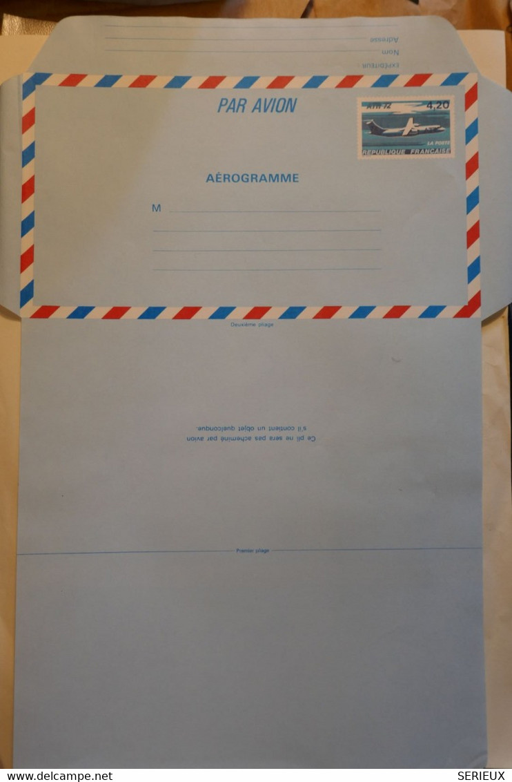 N21 FRANCE BELLE LETTRE AEROGRAMME 1980 NON VOYAGEE - 1960-.... Ungebraucht