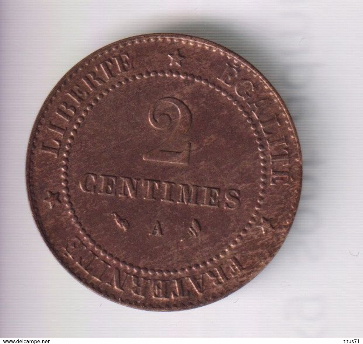 2 Centimes France 1897 A SUP - Autres & Non Classés