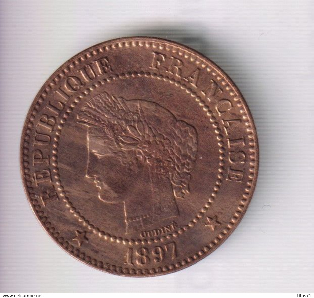 2 Centimes France 1897 A SUP - Altri & Non Classificati