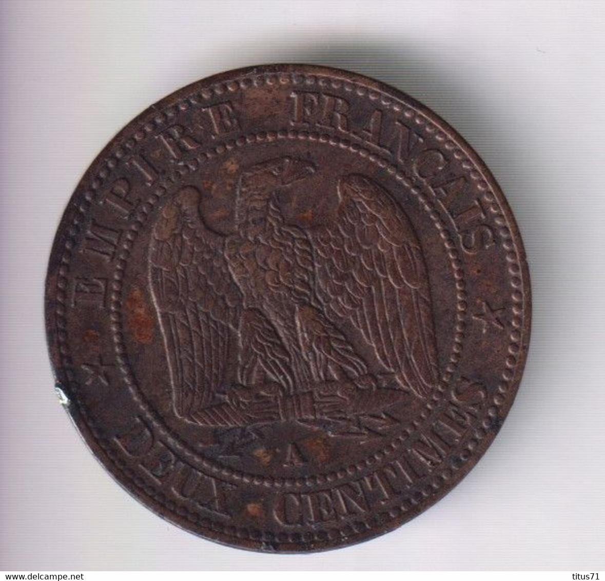 2 Centimes France 1855 A - Autres & Non Classés