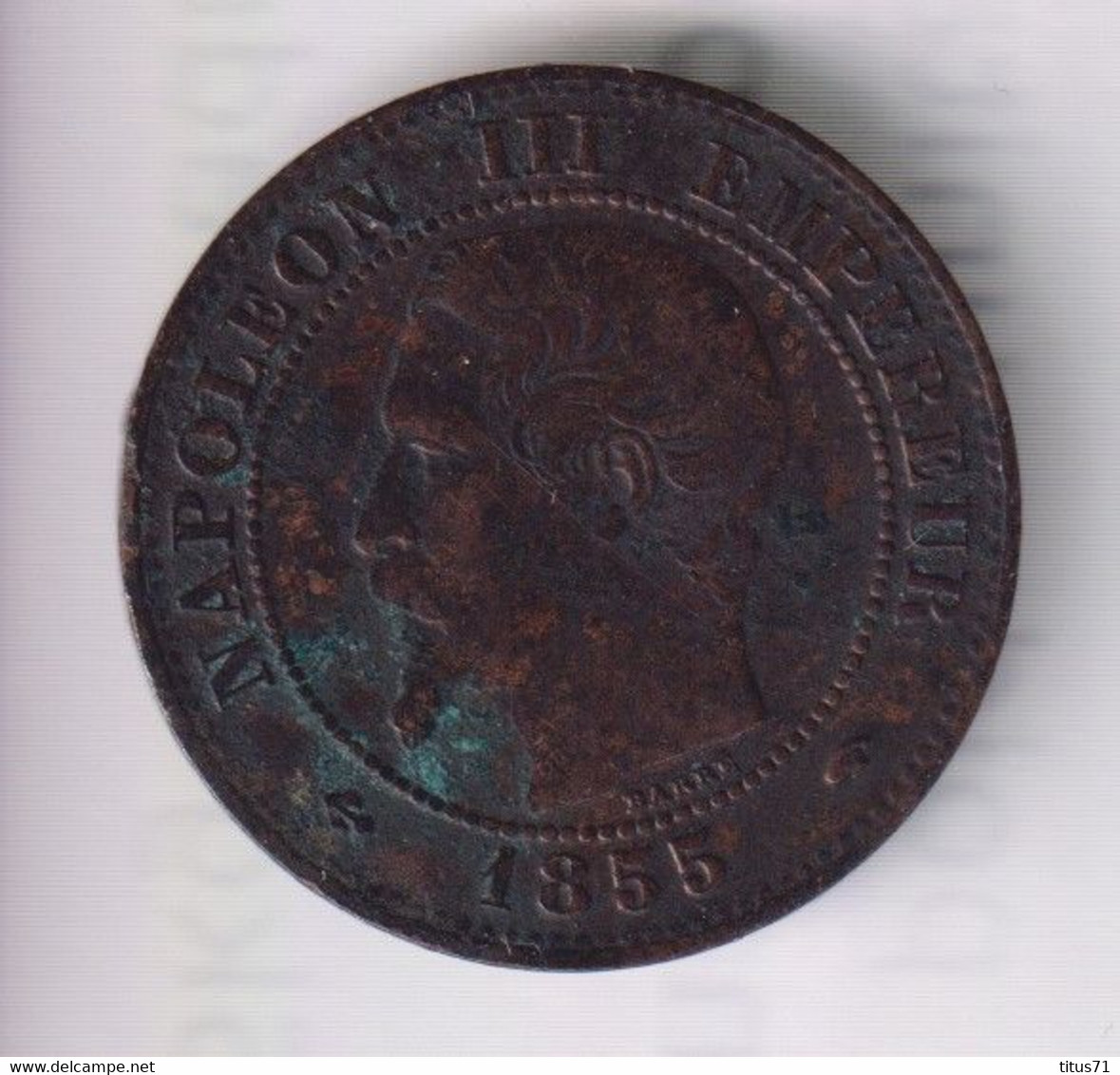2 Centimes France 1855 A - Other & Unclassified