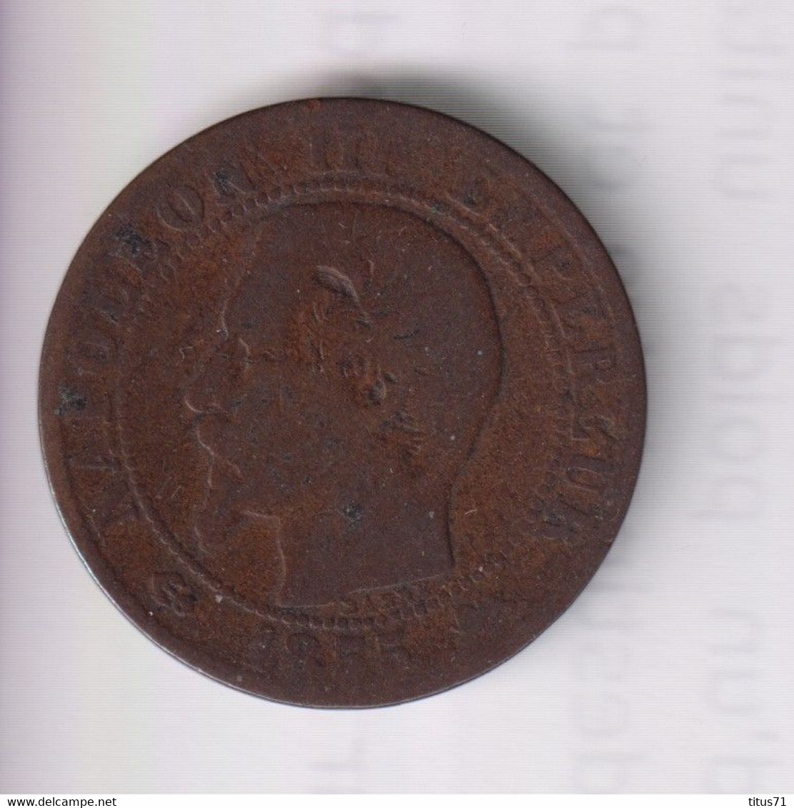 5 Centimes France 1855 D - Andere & Zonder Classificatie