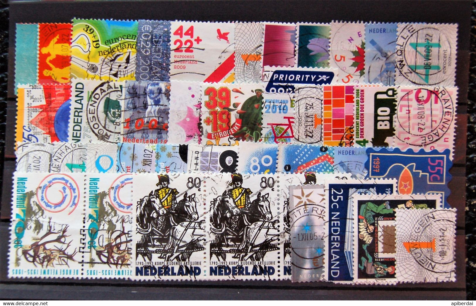 Nederland Pays Bas - Small Batch Of 40 Stamps Used IX - Verzamelingen