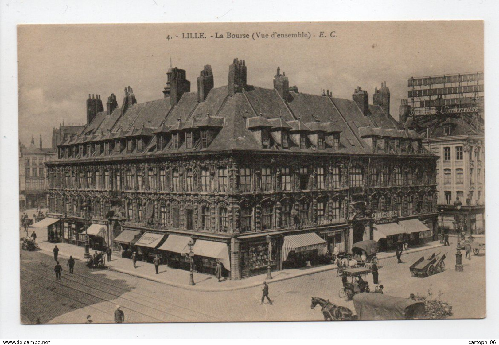 - CPA LILLE (59) - La Bourse 1912 (Vue D'ensemble) - Edition E. C. N° 4 - - Lille