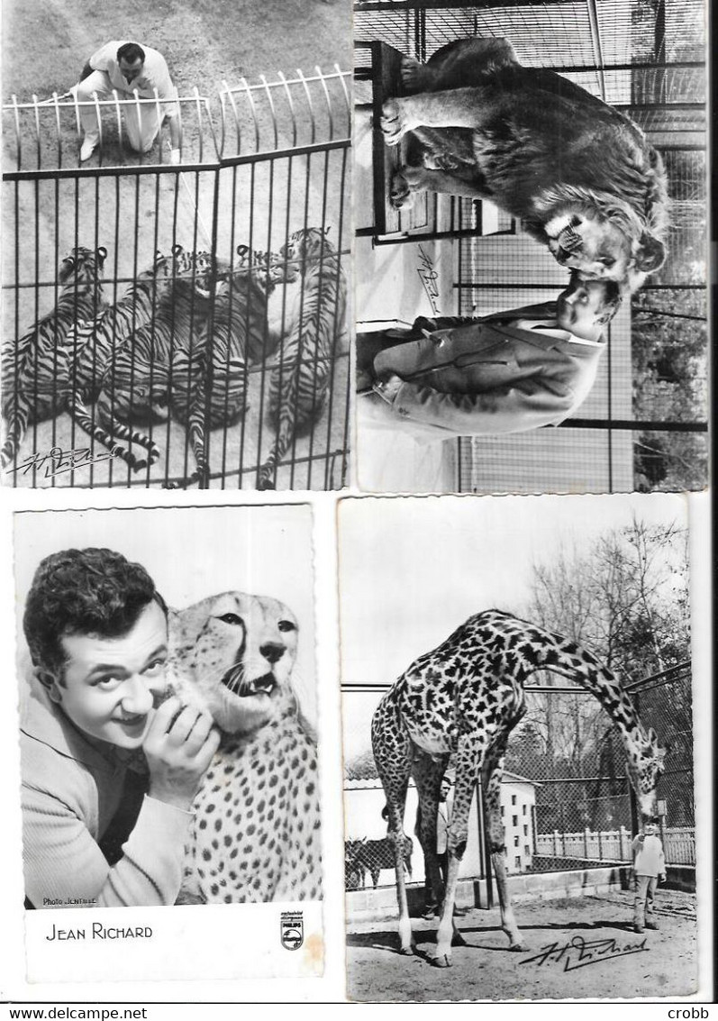 12069 - 60 - ZOO Jean RICHARD, ERMENONVILLE, Lot De 4 CPSM - Ermenonville