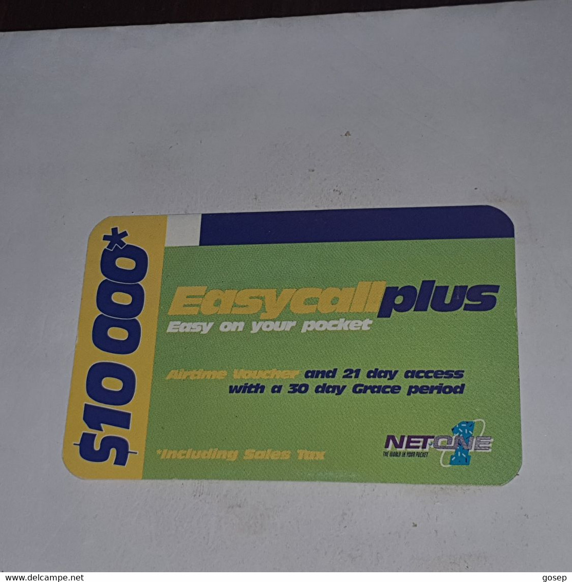 Zimbabwe-(zw-eas-ref-0009)-easy Card Plus-(39)-($10.000)-(0732H7982H9742H0796H)-used Card+1card Free - Zimbabwe