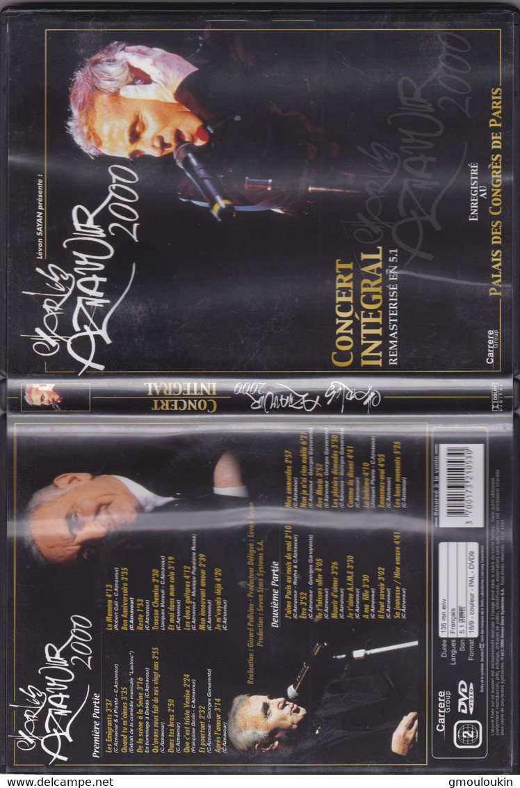 Charles Aznavour - 2000 Concert Intégral - Palais Des Congrès De Paris - Conciertos Y Música