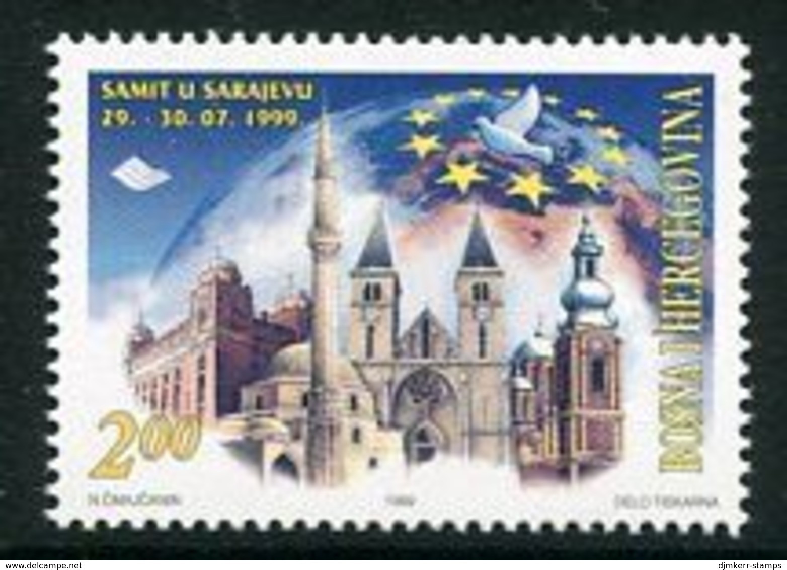 BOSNIA & HERZEGOVINA (Sarajevo) 1999 Stability Pact MNH / **.  Michel 175 - Bosnien-Herzegowina