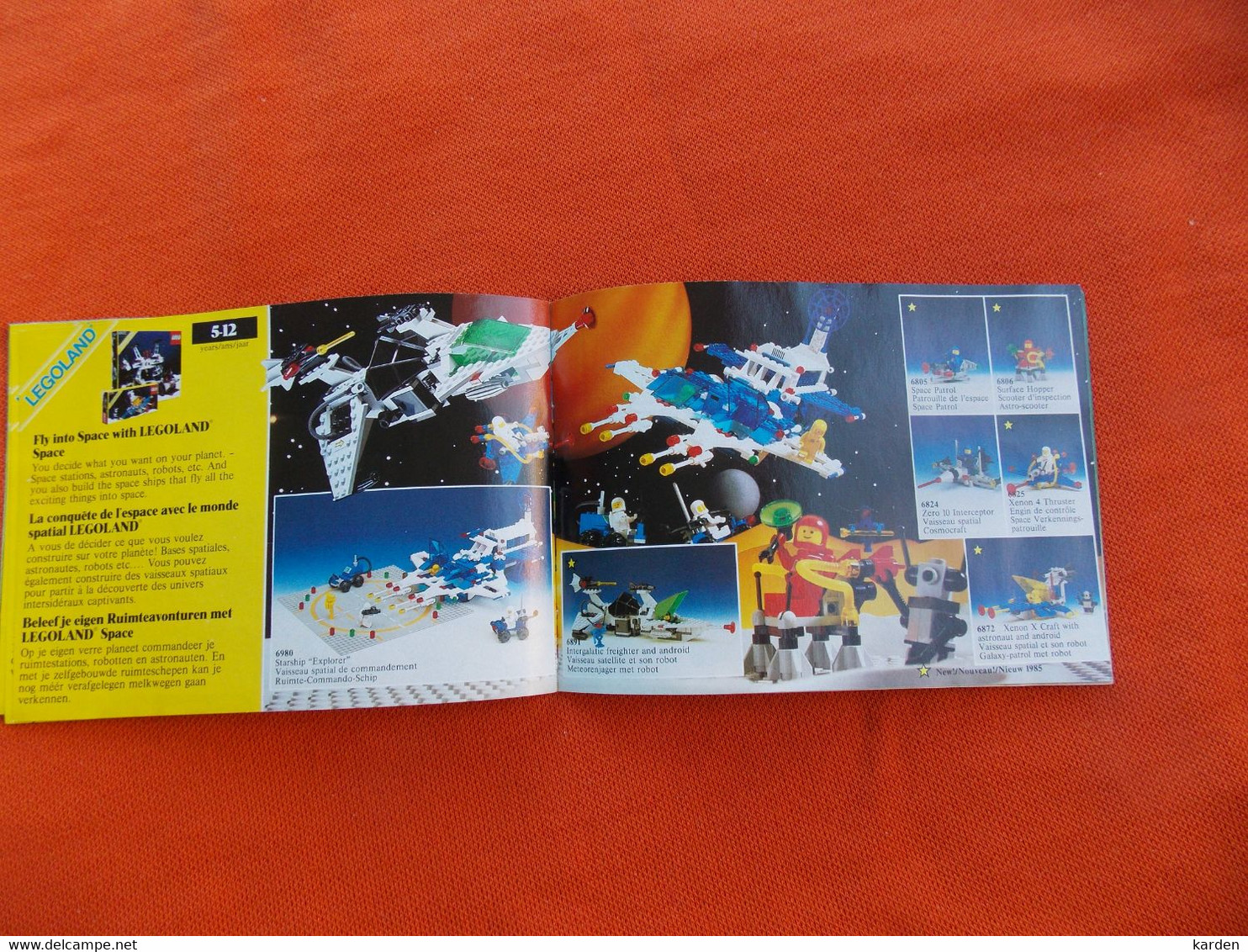 Lego catalogus Legoland 109378/109478 jaren '80