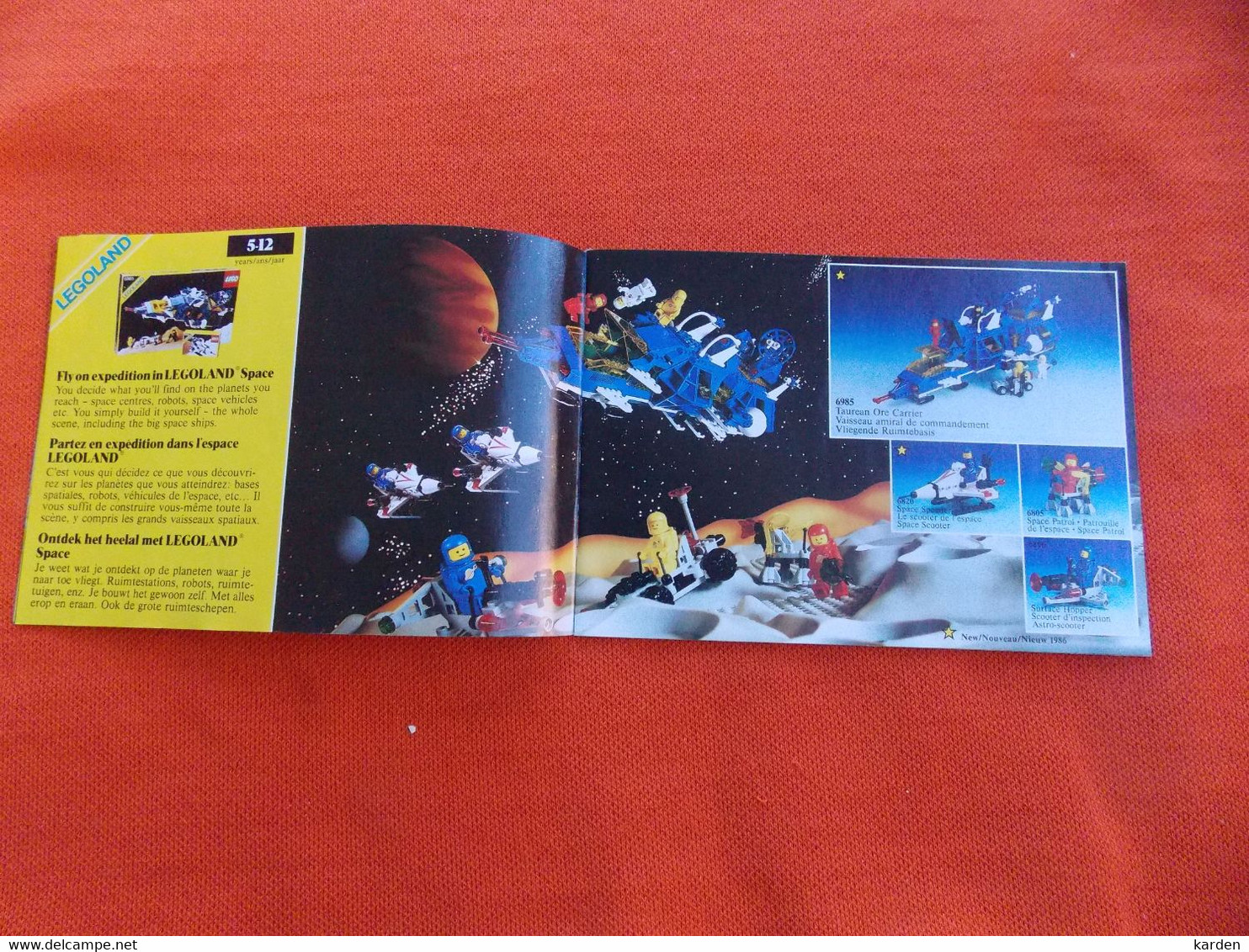 Lego catalogus  Legoland 114578 / 114678 jaren '80