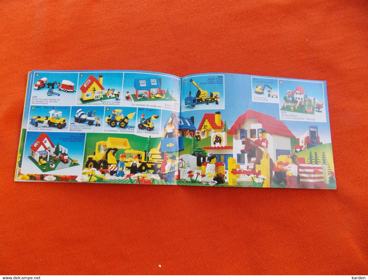 Lego catalogus  Legoland 114578 / 114678 jaren '80